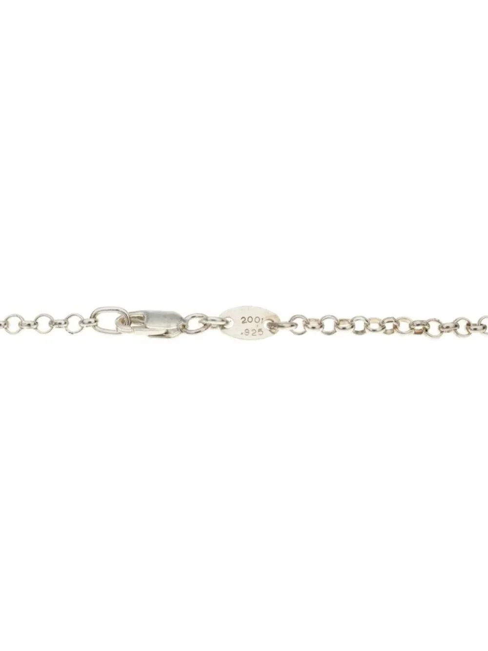 Chrome Hearts Roll Chain Necklace Silver